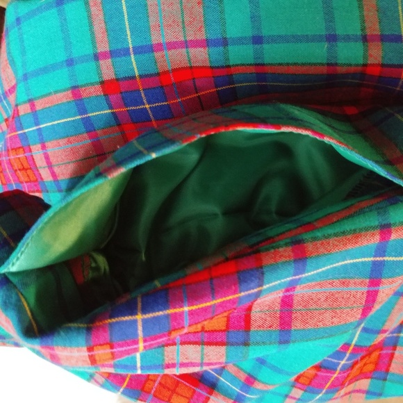 Pendleton Tartan Plaid Pleated Skirt Virgin Wool - Picture 6 of 7